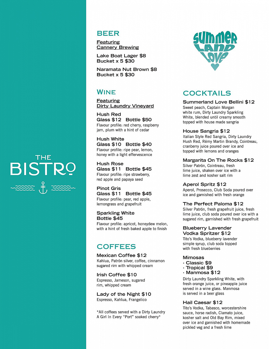 Bistro combined menu 2