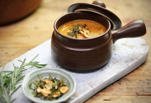 Yam Rosemary Soup 1